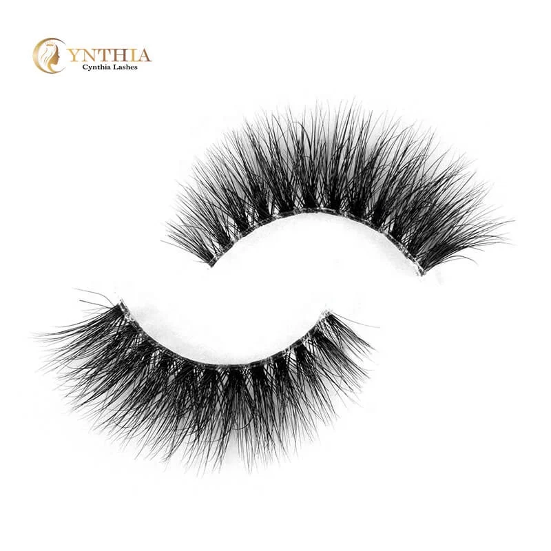 

5d mink costom lash cases create your own brand natural short eyelashes, Black