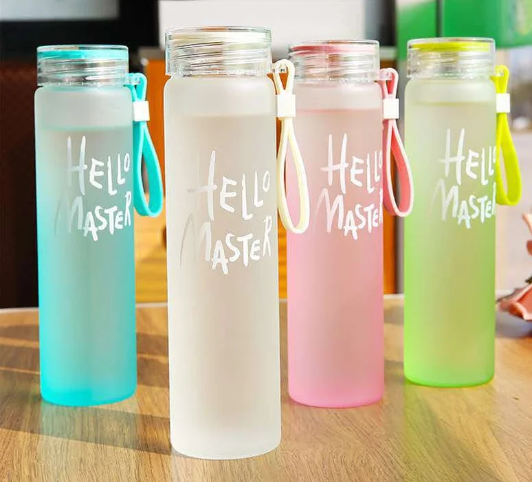 

Double wall Factory direct supply High-Grade Borosilicate Unbreakable Glass Water Bottle hot sell, Customized color