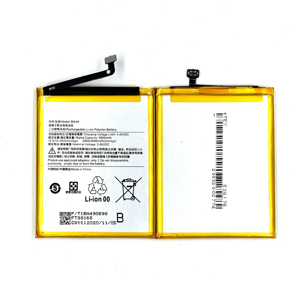 

100% original BN49 4000mAh battery, suitable for Xiaomi Redmi 7A Redmi7A high quality replaceable battery brand new zero cycle