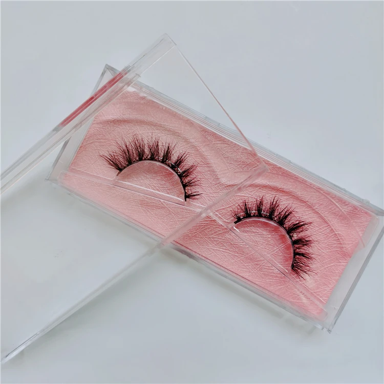 

wholesale full strip fluffy 5d short natural mink lahes 3d mink eyelashes