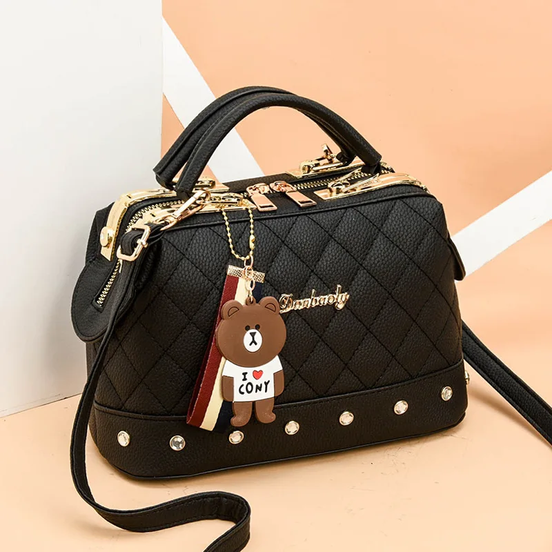 

Fashion Square Handbags Sac A Main Femme Pu Leather Crossbody Bags For Women