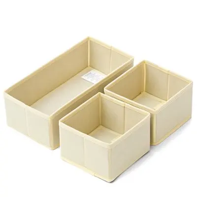 

Foldable Cloth Organizer Containers Drawers Non-Woven Fabric Closet cube storage box