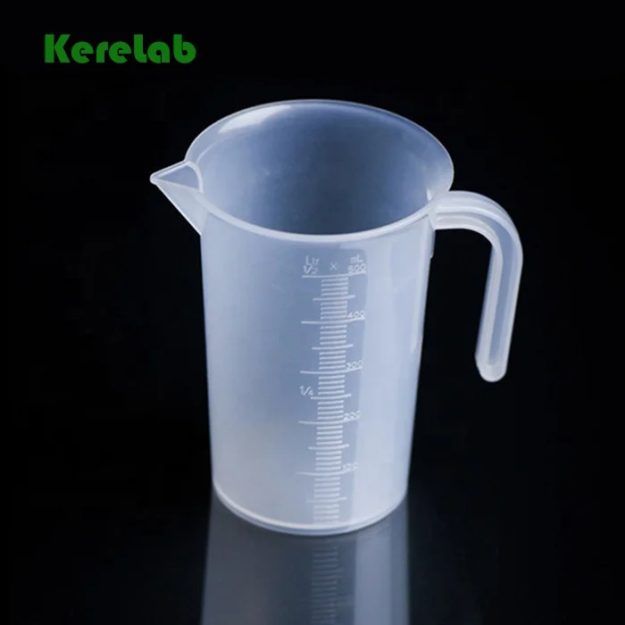Factory Directly Graduated Plastic Measuring Cup/Jug With Handle