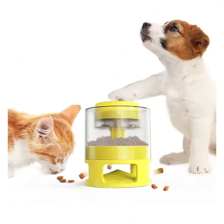 

AMAZON Dog Automatic Feeders Dispenser Interactive Slow Feeder Puzzle for Pet Dog and Cat Food Dispenser Training