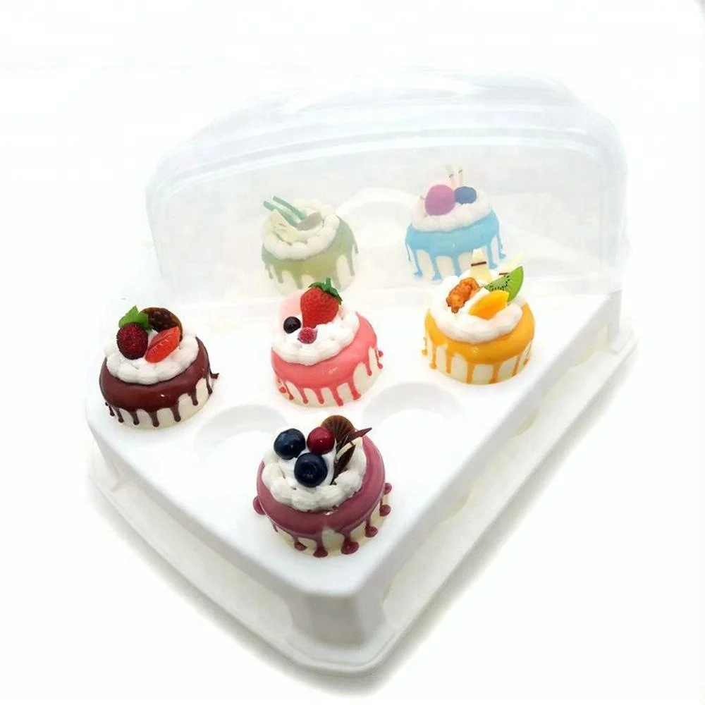 

Cupcake Carrier - 2 Layer Cake Courier Caddy Pastry Treats Portable Storage Plastic Container Carrying 24 Slot Case - Large, White