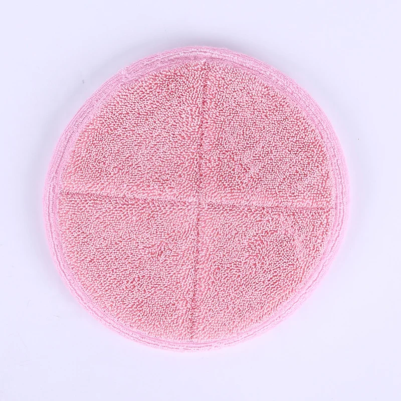 

Strong suction quick dry microfiber mop cloth, Pink brown