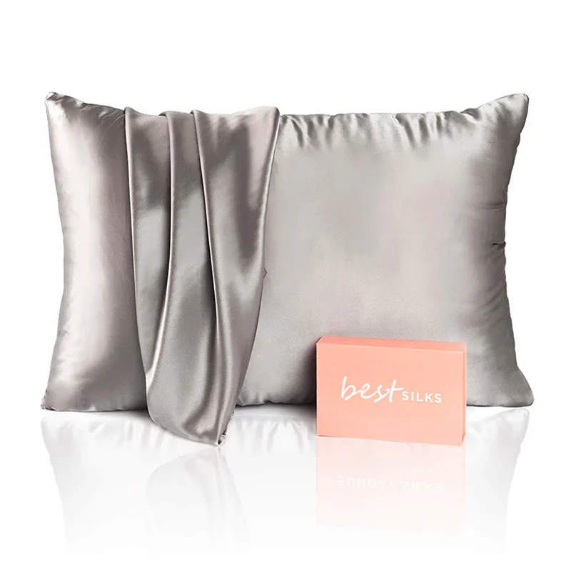 Home Pure Mulberry Silk Pillowcase For Hair And Skin,Both Sides 100