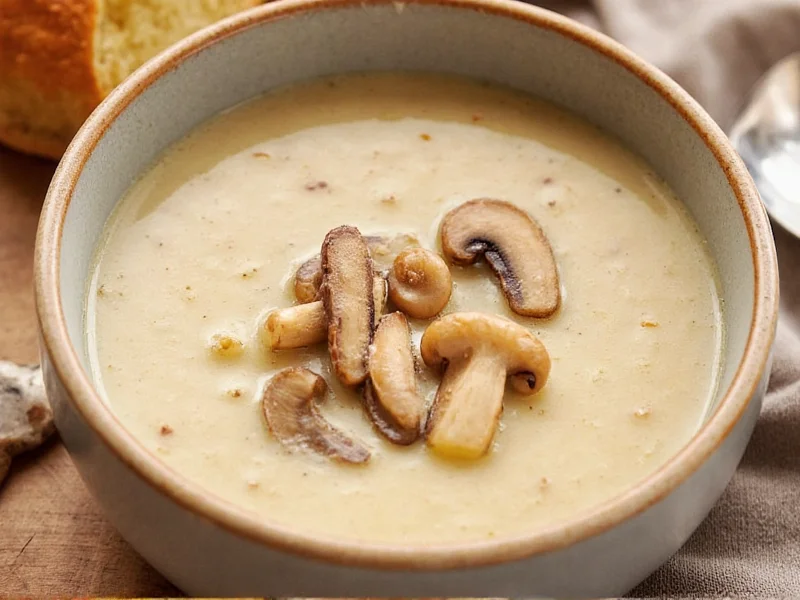 Cream-Free Mushroom Soup Recipe: Rich & Dairy-Free