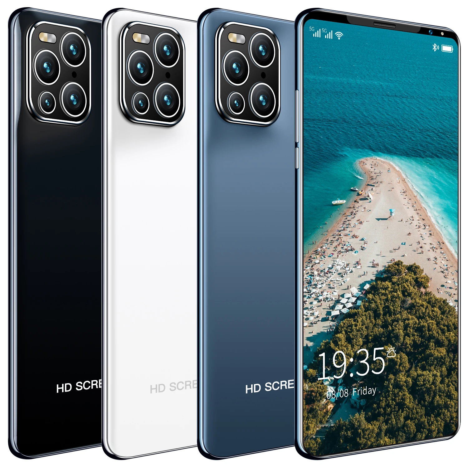 

New X3 Pro 5G Cell Phone Sim Fingerprint 5.5" 90HZ 1440x3040 Snapdragon 888 Face ID Android 10.0 Charger