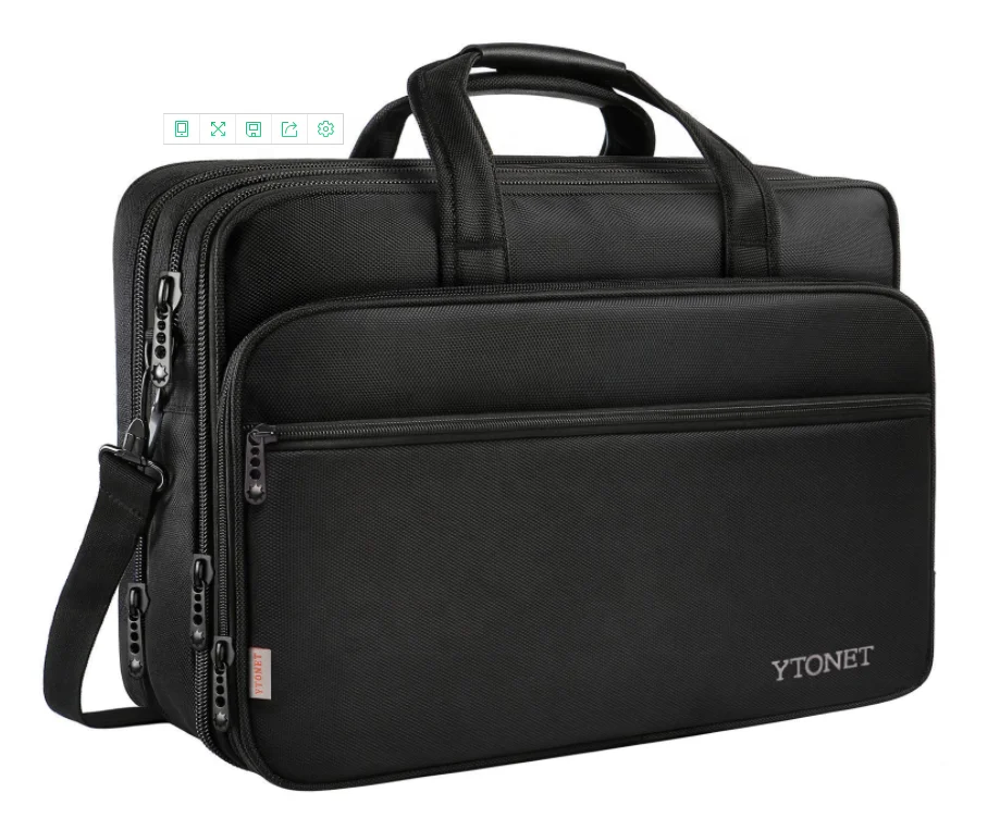 

Travel Briefcase with Organizer Expandable Large Hybrid Shoulder Bag Water Resistant Business Messenger Briefcases for Men, Customized color