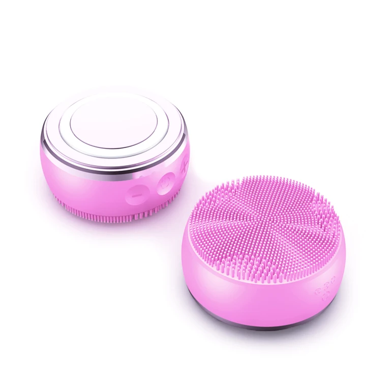 

Skin Care Facial Deep Cleaning Waterproof Electric Facial Pore Cleaner Massage Brush Silicone Face Cleansing Brush