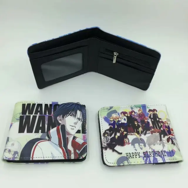 

Professional PU Wallets Supply Japanese Anime Purses for Teen Comic Fans Boys Girls Money Clip The Prince of Tennis Wallets