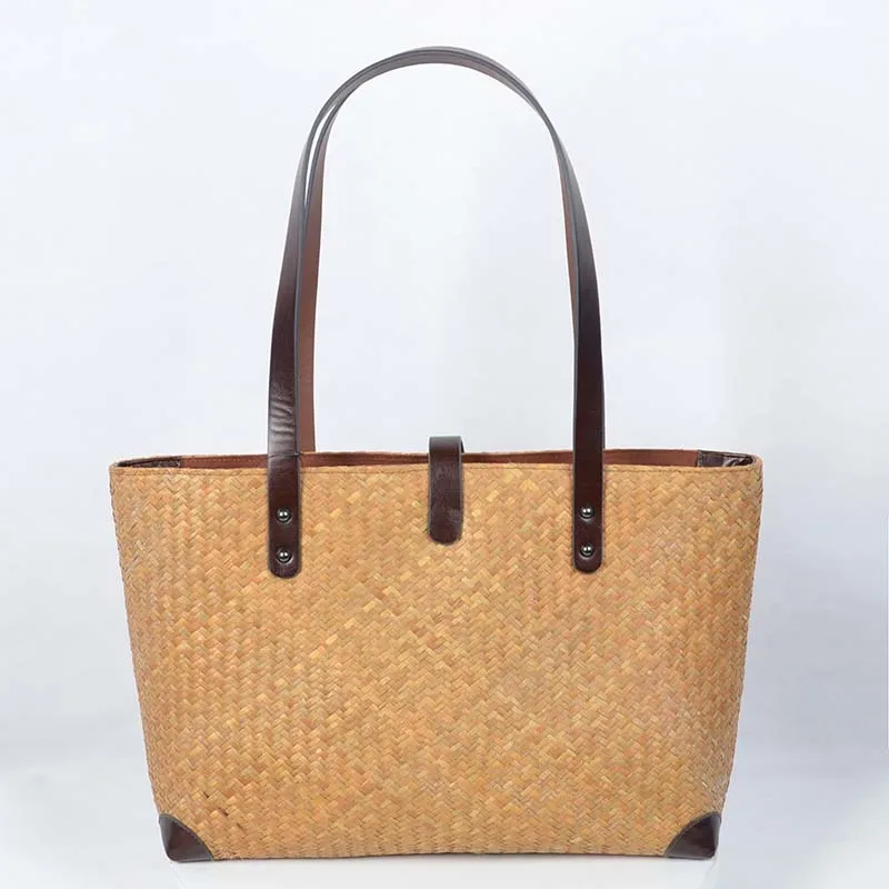 

2022 new designer luxury ethnic ladies brand fashion trending tote Woven crossbody cane bag handbags for women straw bag, Customizable