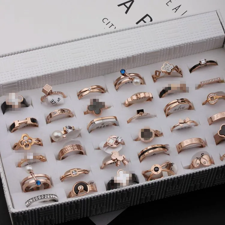 

New design style jewelry geometric titanium steel stainless steel ring women men, Platings