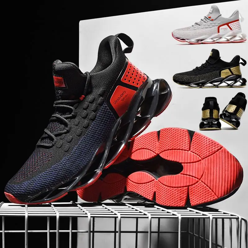 

SPRINGBLaD Unisex Noir Fashion Sneakers 2021 Runners Hightbquality Shoes Man Suela antideslizante Mens Shoes Black Otono
