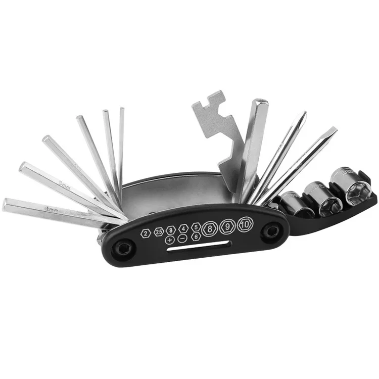 

16 In 1 Tool Kit High Quality Carbon Steel Bicycle Tyre Tool Repair Kit