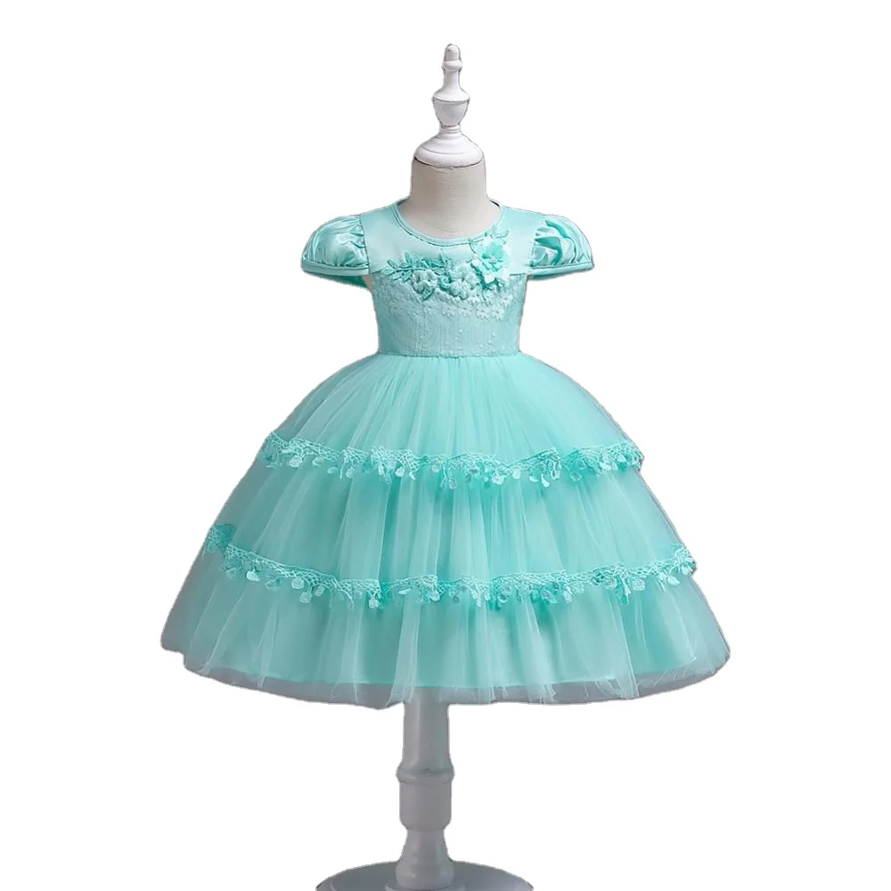 

Birthday Fluffy Frocks Teenage Kids Party Dresses Flower Girl Bridesmaid Dress