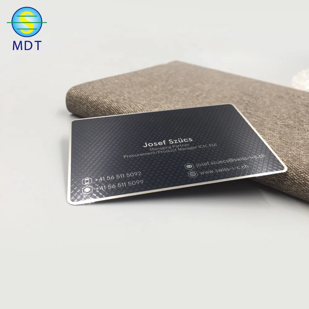 

MDT stainless steel material metal card printing business card, Rose gold,gold,silver,black,bronze or customized