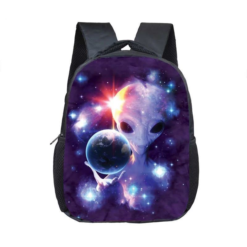 

12Inch Galaxy Backpack Children School Bags Starry Night Sky Daypack Kids Kindergarten Bag Girl Boy Schoolbags Bookbag Gift