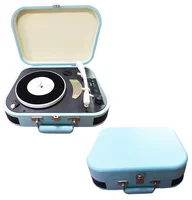 

Bluetooth turntable portable USB suitcase vinyl record music player