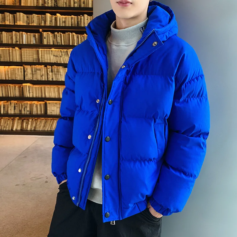 

Mens Jackets Winter Fashion Stylish Custom Design Hooded Men's Outerwear Feather Puff Bubble Coat Puffer Bomber Jacket