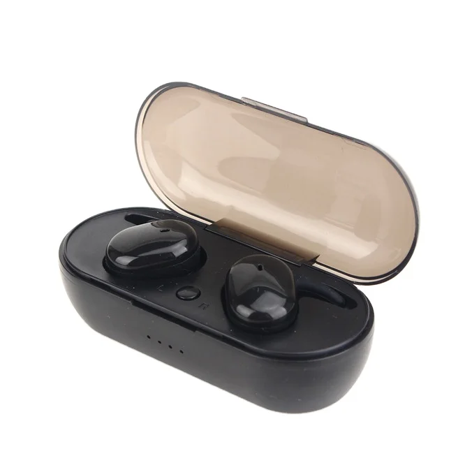 

OEM Mini Touch Invisible In Ear Truly Wireless Bluetooth Mini TWS Earbuds With Transparent Charging Case