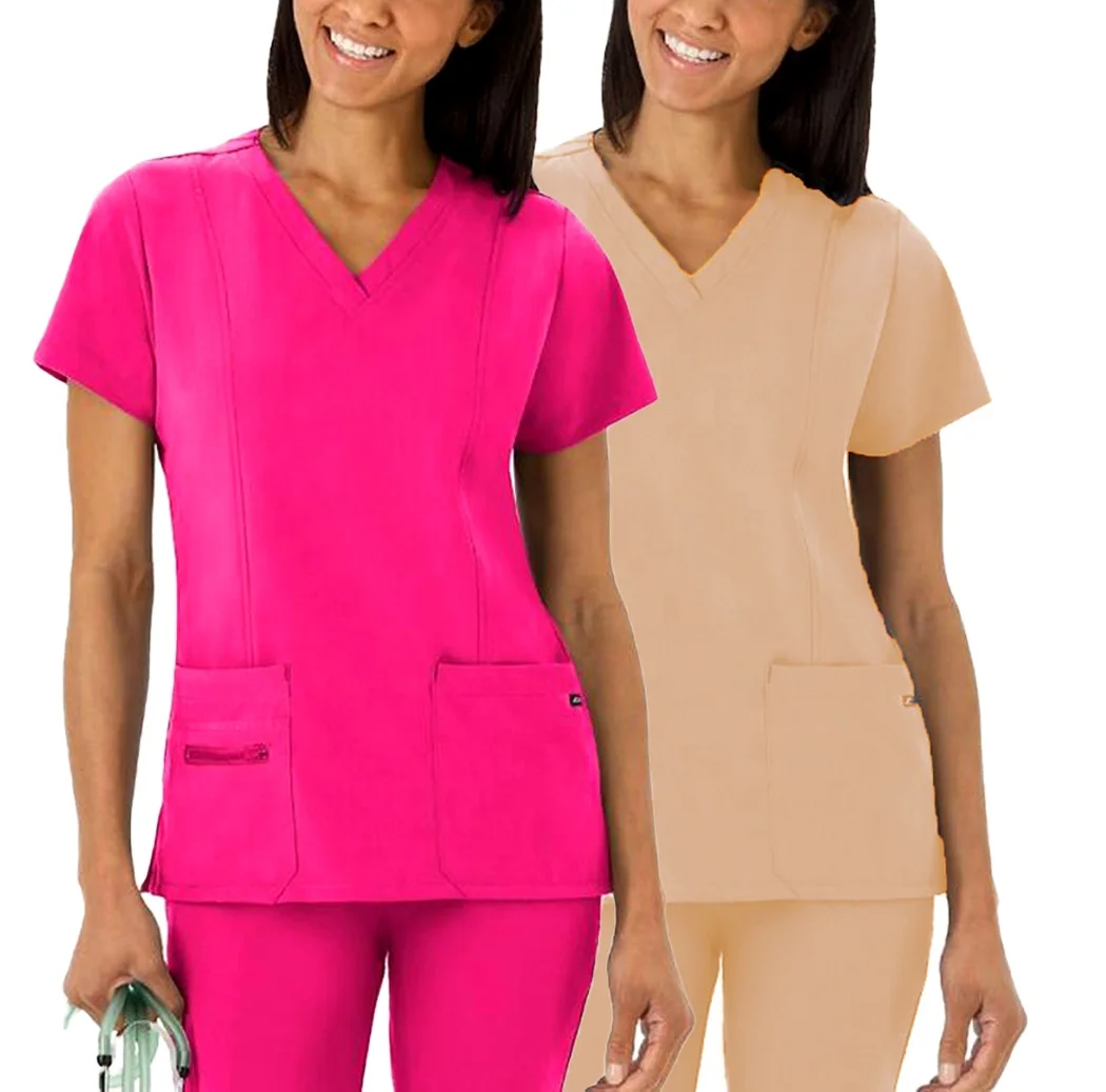 

2021 Trends Cherokee Uniforms Beauty Scrubs Medical Nurse, As the color map customized