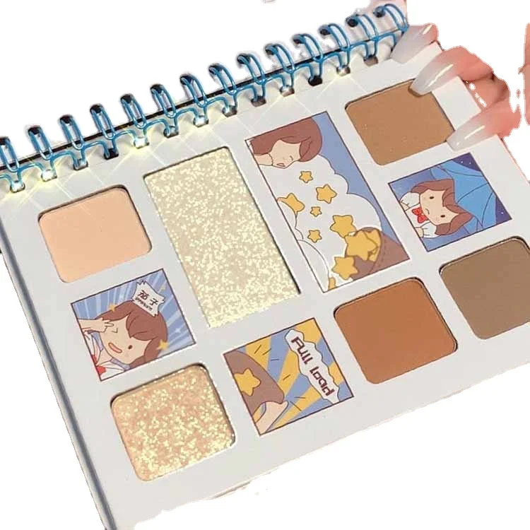 

Wholesale 10 Color Cosmetic Glitter Waterproof Trend Eye Packaging Eyeshadow Palette