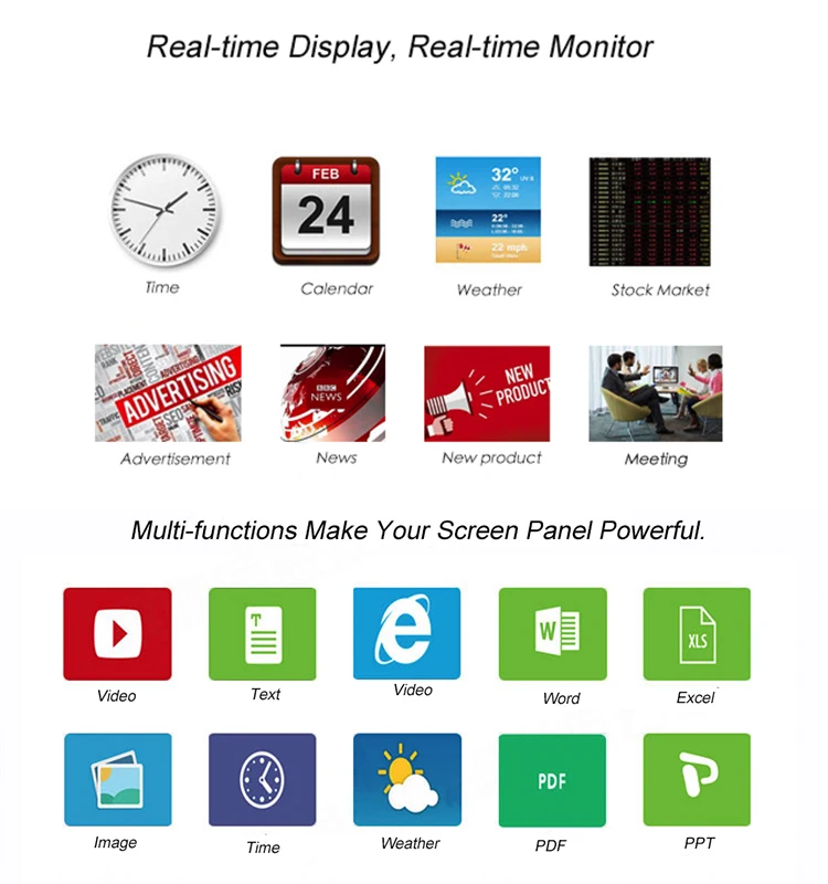 4K HD Mini Wifi Android Advertising Digital Signage Player