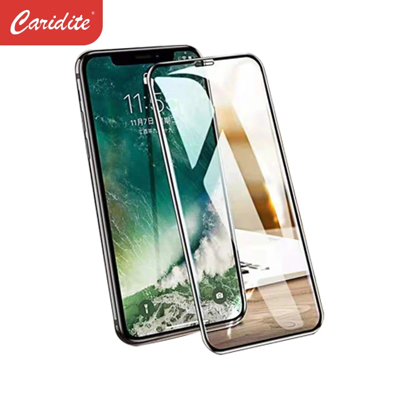 

Caridite 9h tempered glass New product Factory wholesale 9H 6D For iPhone 11/6/7/8 mobile phone tempered glass Drop Shipping