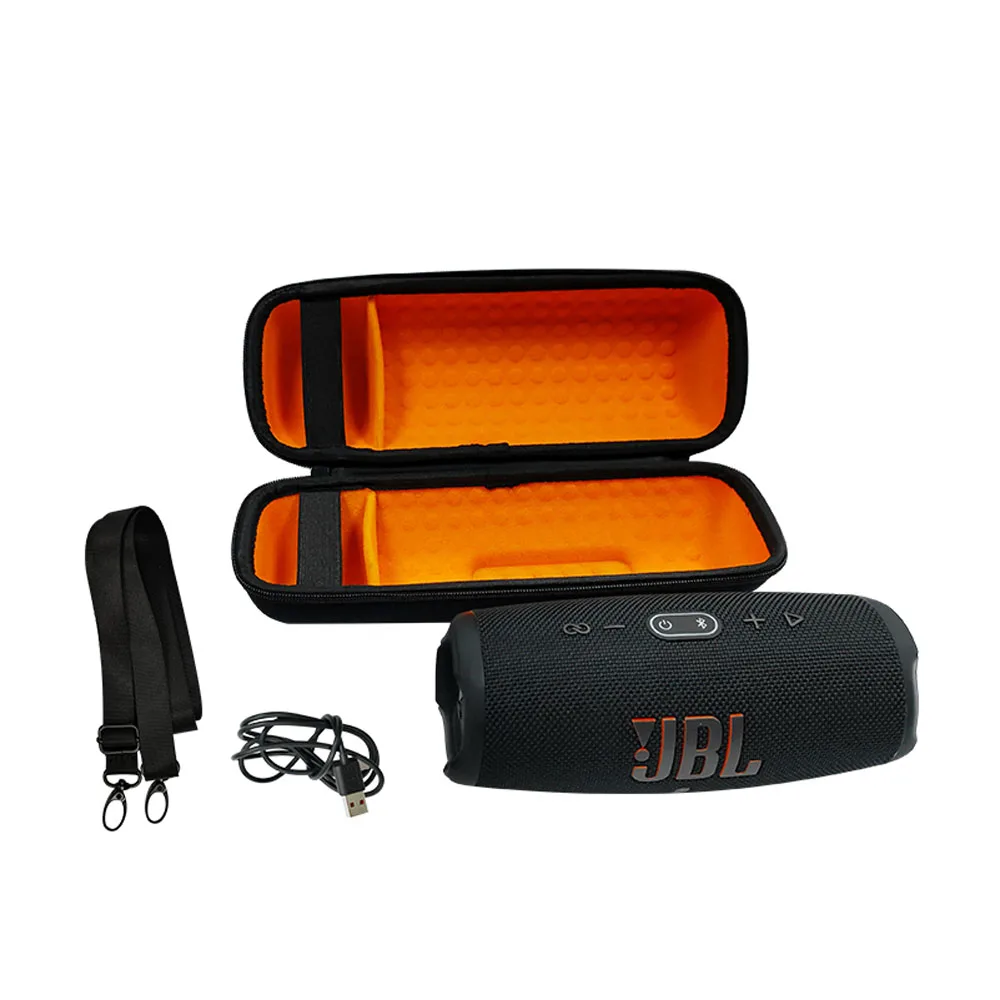 

Fumao Hard Travel Case Replacement for JBL Charge 5 Waterproof Wireless Speaker, Black and custom