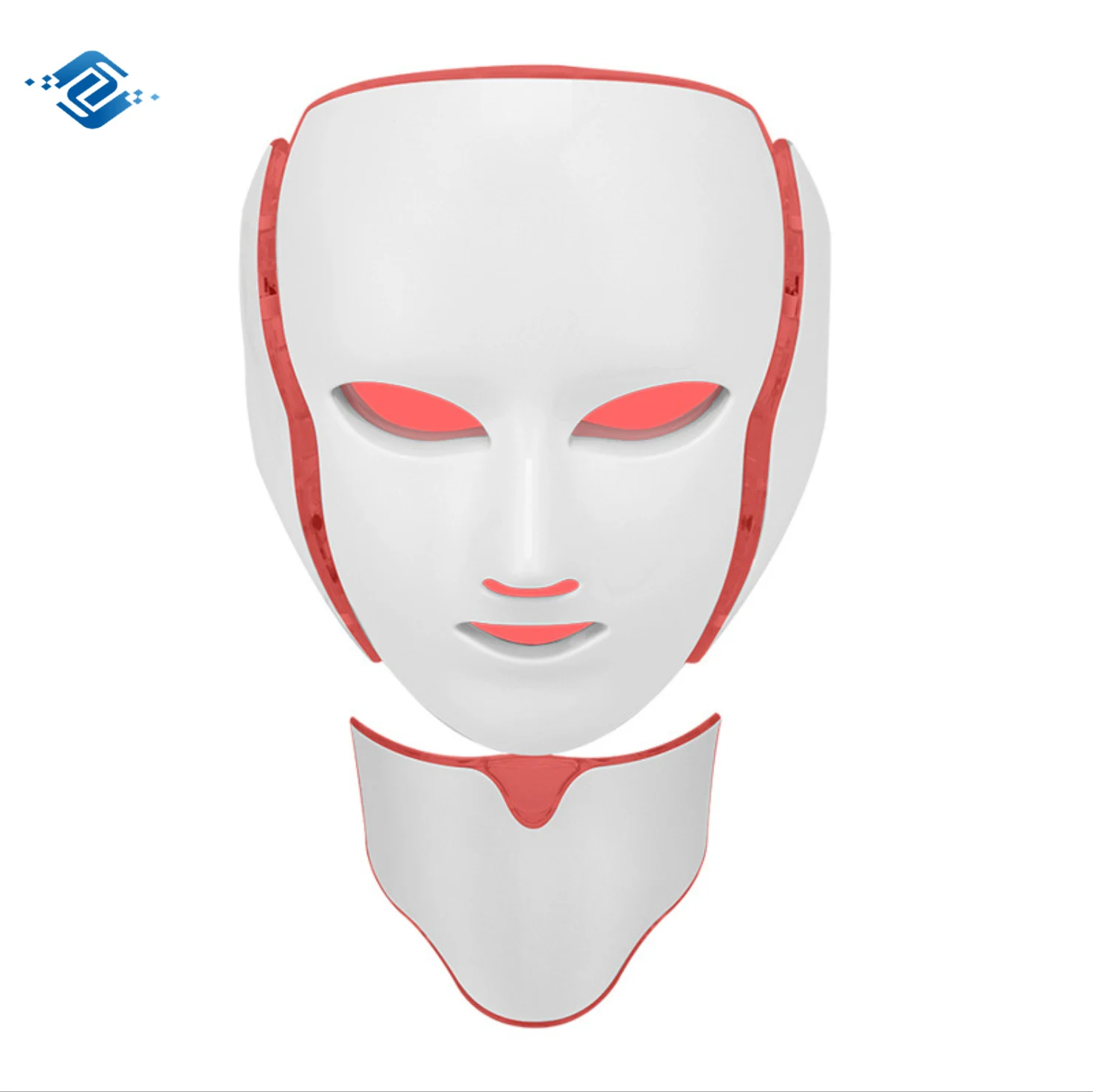 

Yellow Red Blue Led Light Up Colorful Photon Treatment Face Facial Electrical Mask