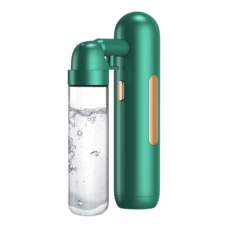 

Oxygen injection instrument home portable handheld beauty salon high-pressure facial spray hydrating instrument imported, White+green