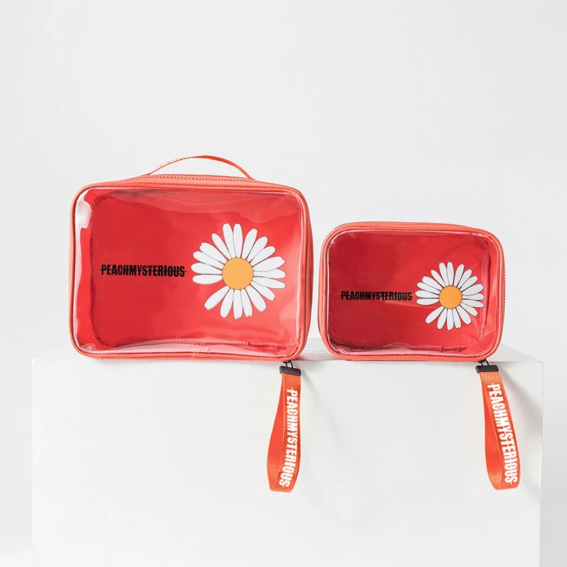 

Large Capacity Waterproof Cosmetic Bag with Zipper, Customized