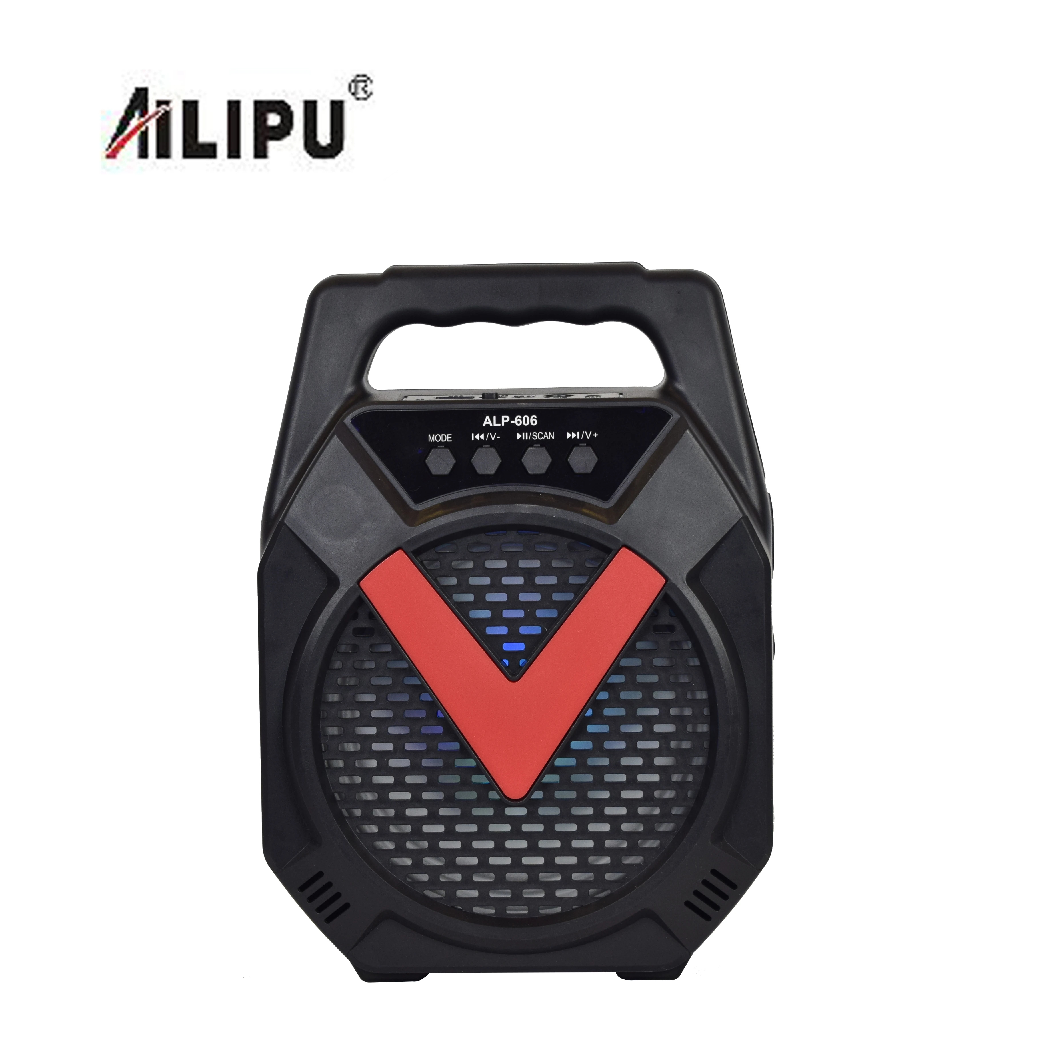 

2021 new 6.5 Inch portable radio outdoor loud mini speaker, Black/blue/red