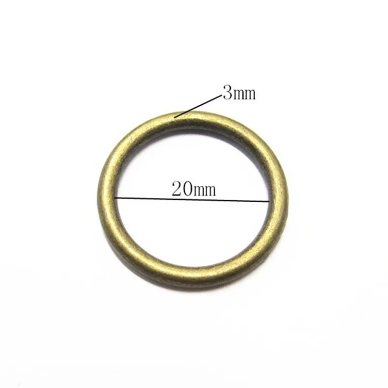 20mm Wholesale Round Ring Brass Metal O Ring For Bags - Buy Metal O ...