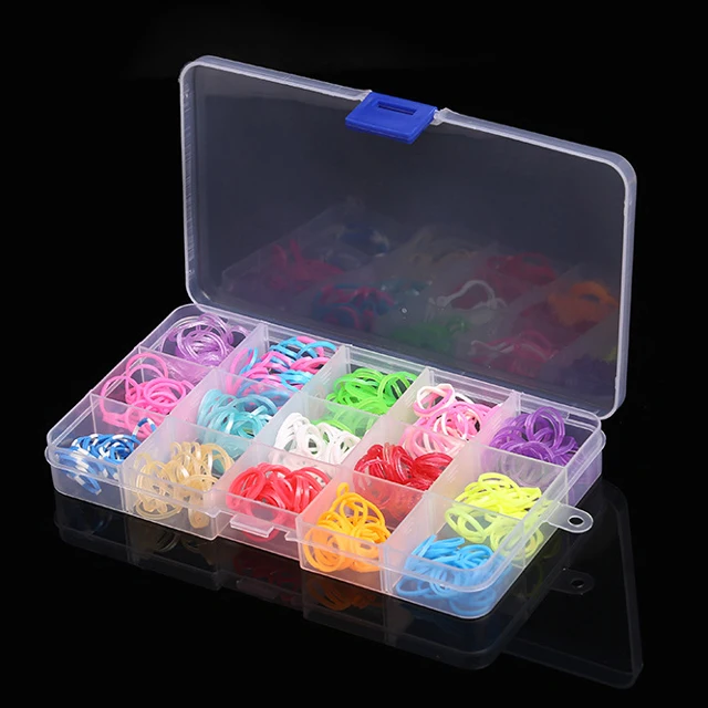 

15 Grids Transparent Plastic Jewelry Earring Divider Storage Box Container Organizer for Fishing Hook Tool Small Accessories