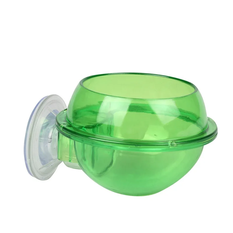 

Suction Cup Reptile Feeder Reptile Food Feeding Bowl for Chameleon Tortoise Gecko Snakes Iguana Lizard, Green