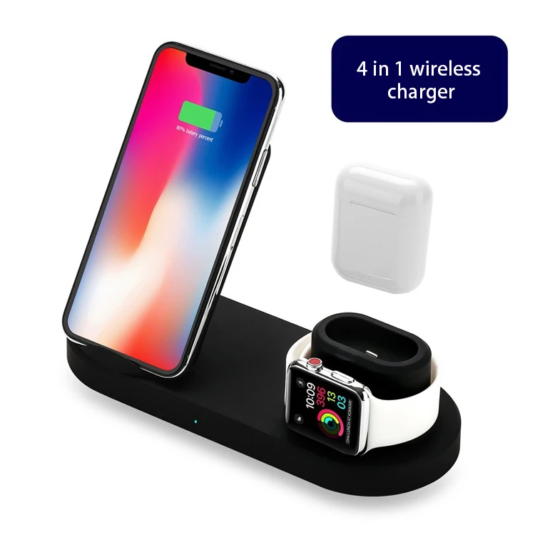 

Factory price Cellphone Portable Qi 3.0 PD 3.0 type c port 4/ 3 in 1 fast wireless charger station