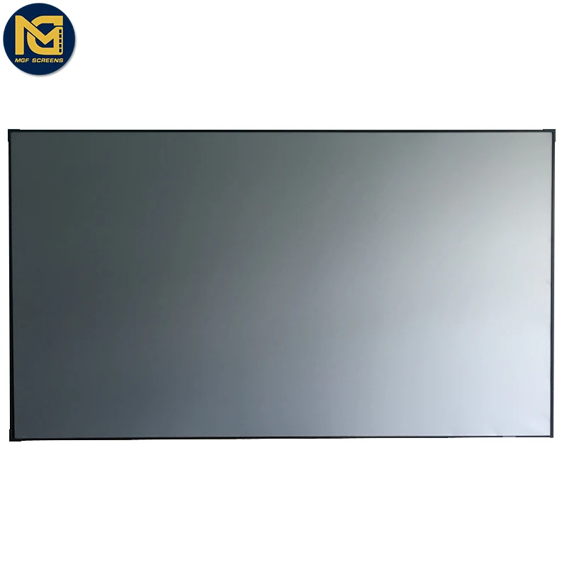 

120inch long throw fixed frame screen 16:9 CLR ALR projection screens projector screen