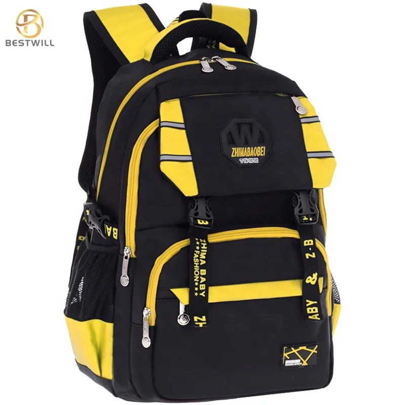 

BESTWILL Customized Breathable School Backpacks For Kids Lightweight School Backpack For Teenagers School Bag Girl Backpack, Yellow,blue,green,pink