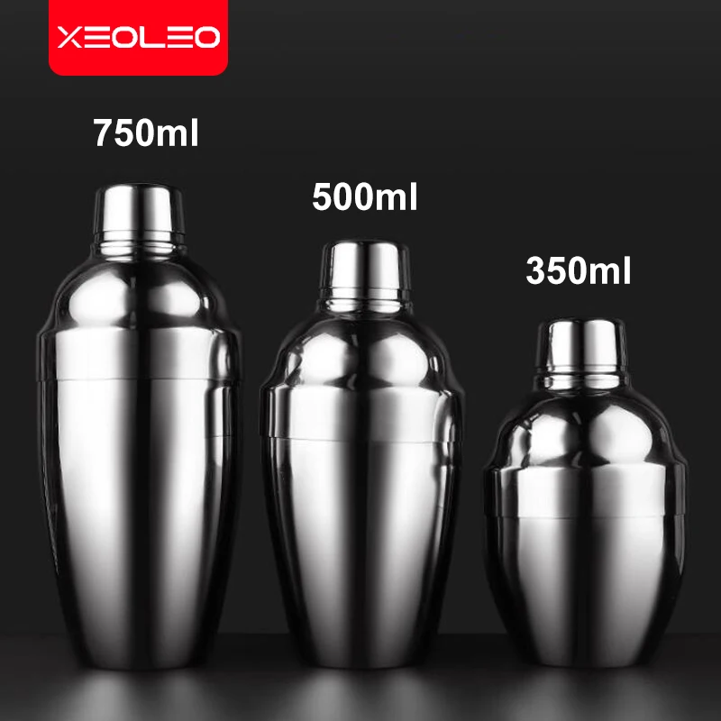 

XEOLEO stainless steel shaker cup with measurement 350/550/750ml