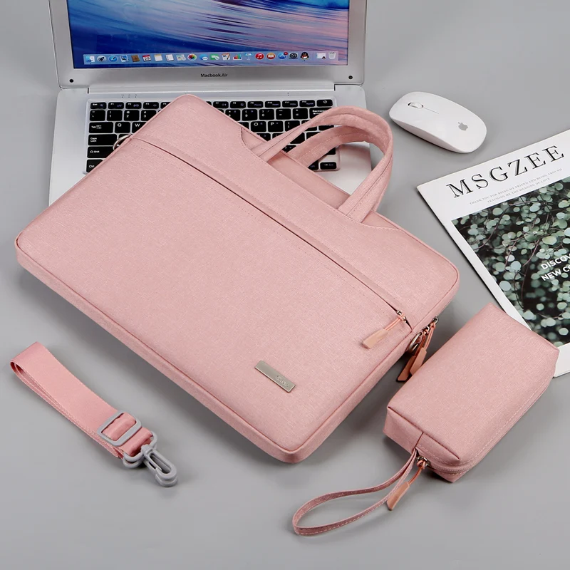 

Laptop Bag Sleeve Case 12 13.3 15.6 14 inch Shoulder Notebook bag For Macbook Air Pro handbag Briefcase