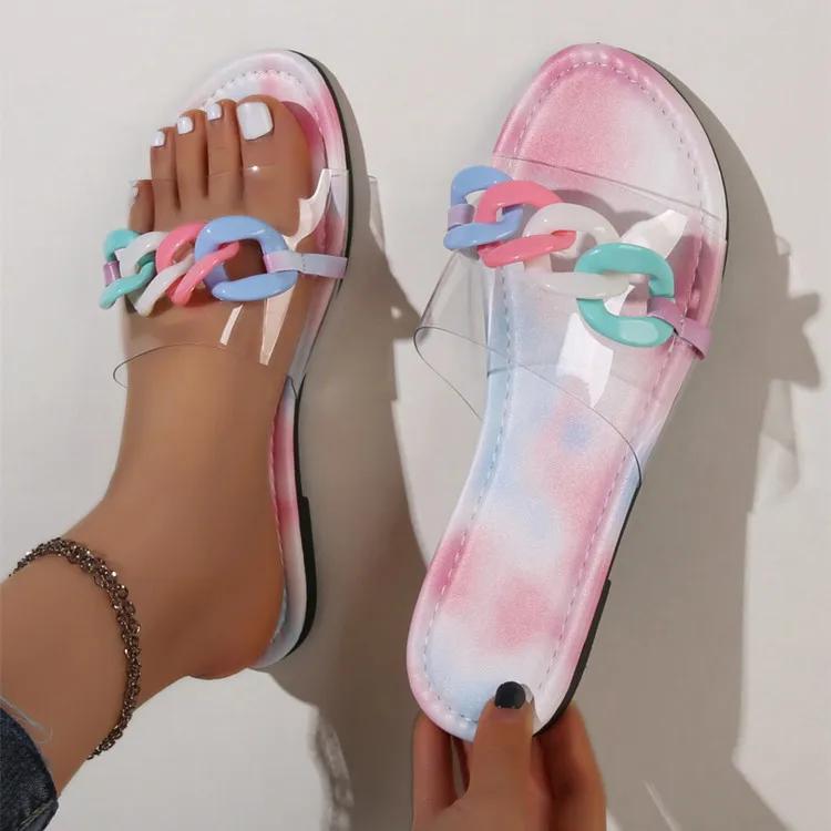 

2021 Fashionable Girls Beach Summer Sandals 2021 For Women Slipper Woman Sandals