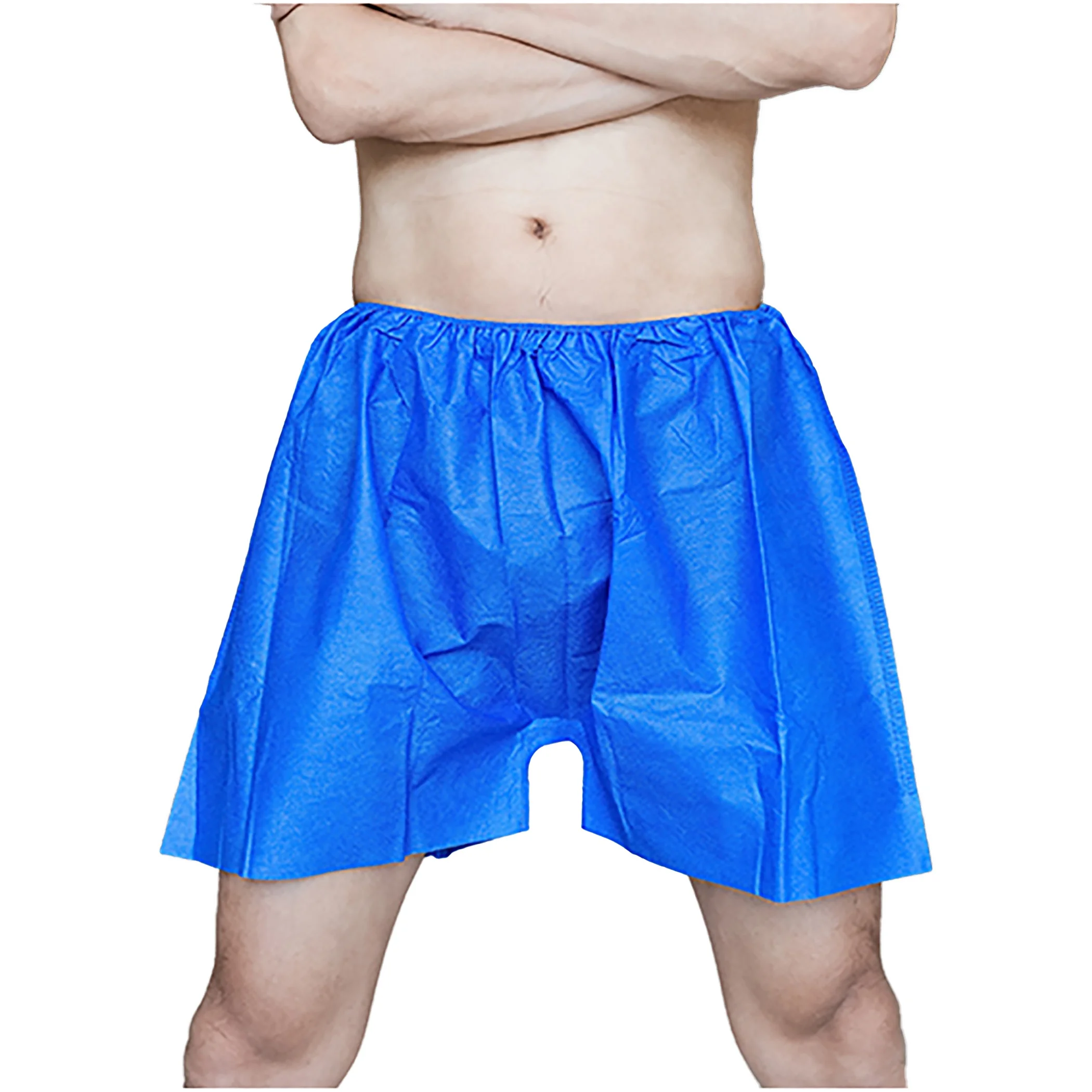 

Disposable boxers man pants PP boxer shorts Spa non-woven women underwear, Black / white / dark blue/ customizable