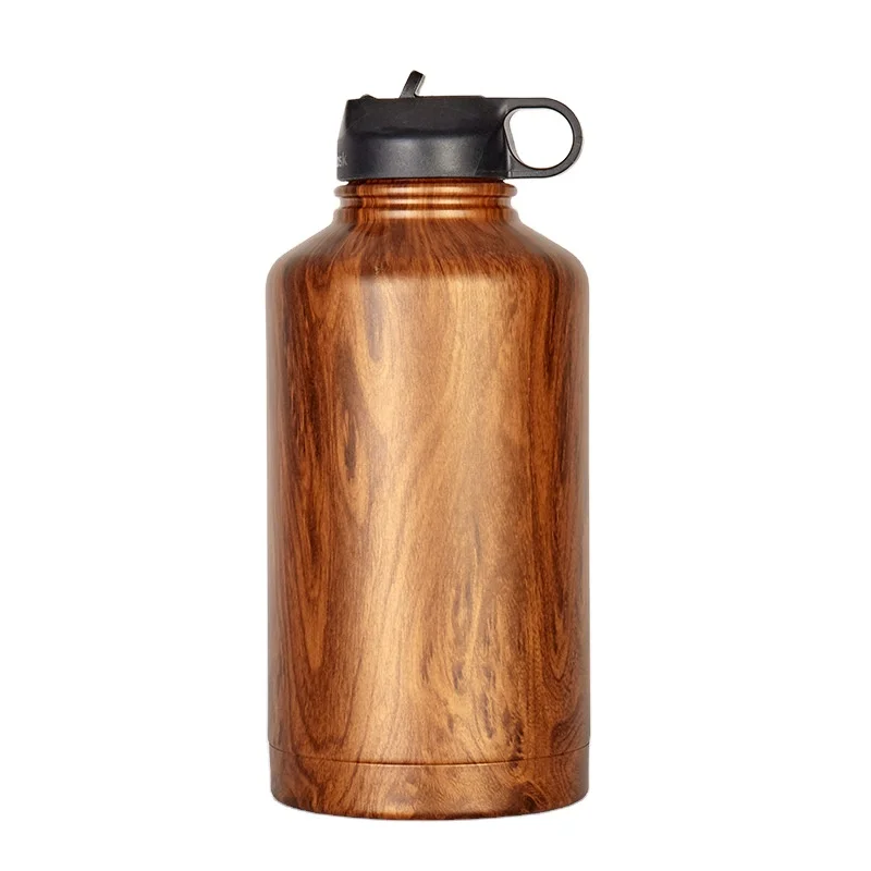 

BPA free 64oz double wall vacuum insulated stainless steel water bottle tumbler