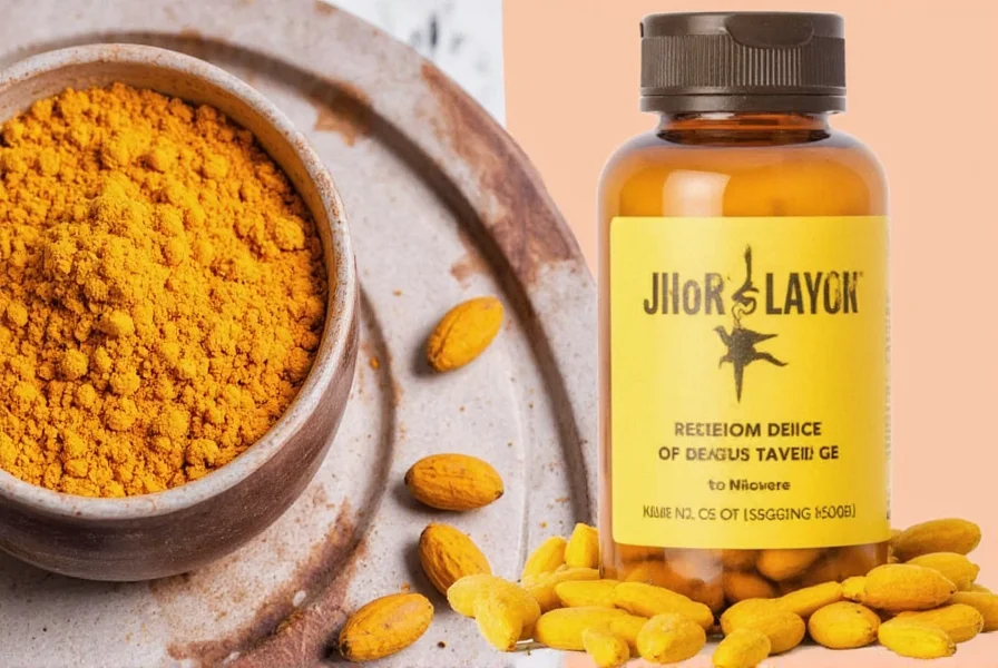 Gesunde Mahlzeit mit in die Speisen integriertem Kurkuma