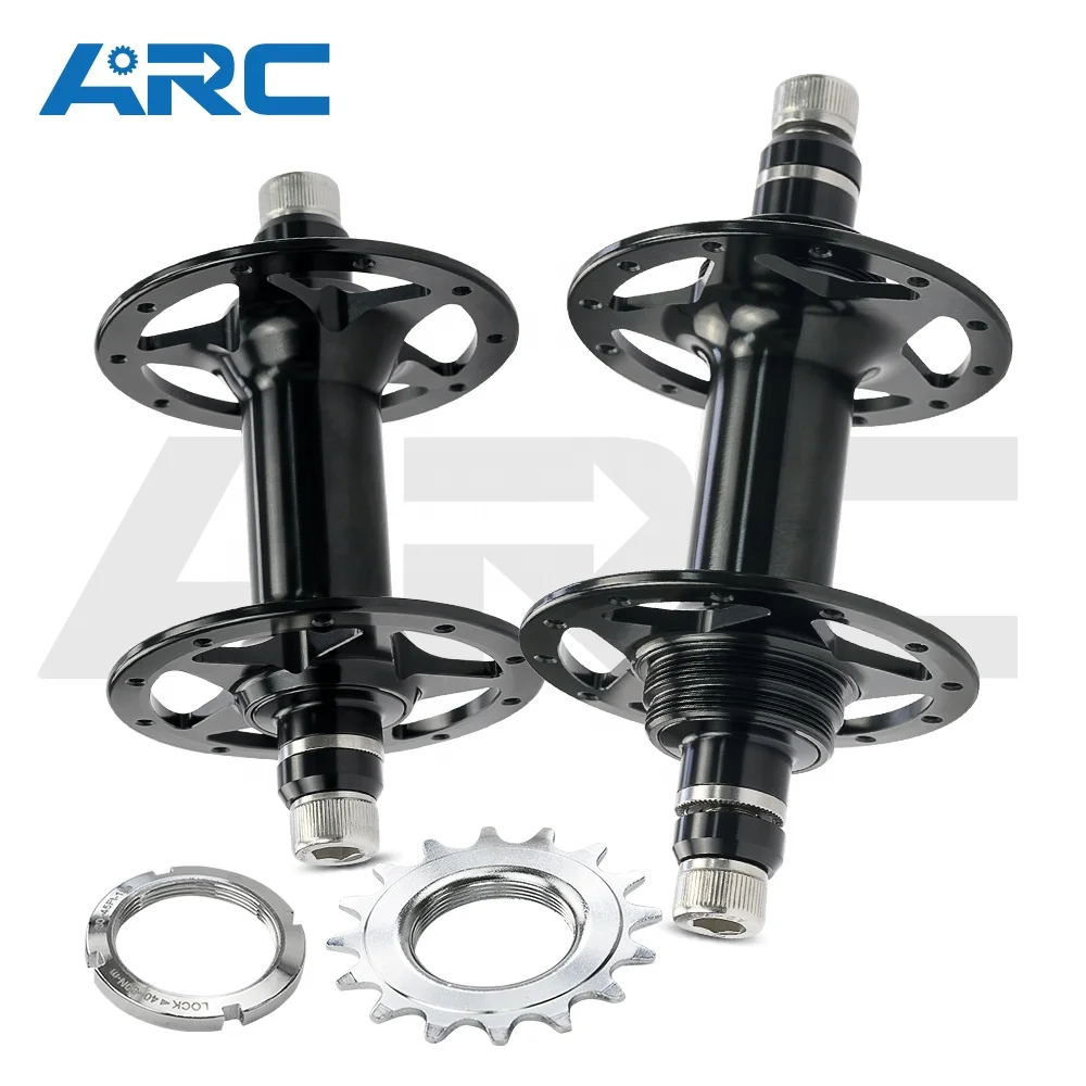 ARC New Arrival GT - 010 FA / RA Pentagrams Front M 9*100 mm Rear M 10*120 mm Fixed Gear Alloy Bicycle Hub