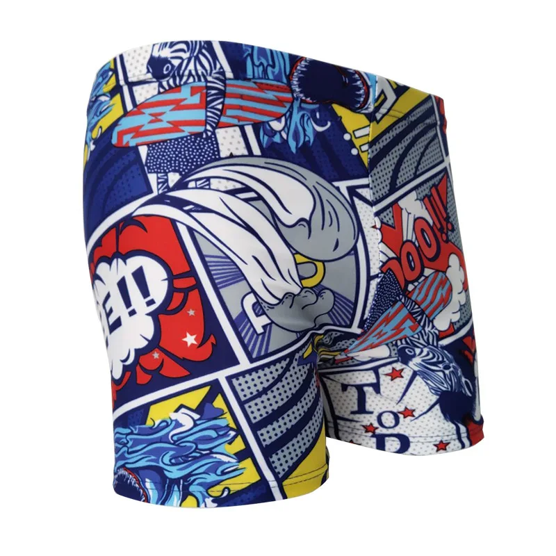 

Custom Design Graphic Shark Print Compression Professional Swim Jammer Men Swimsuit