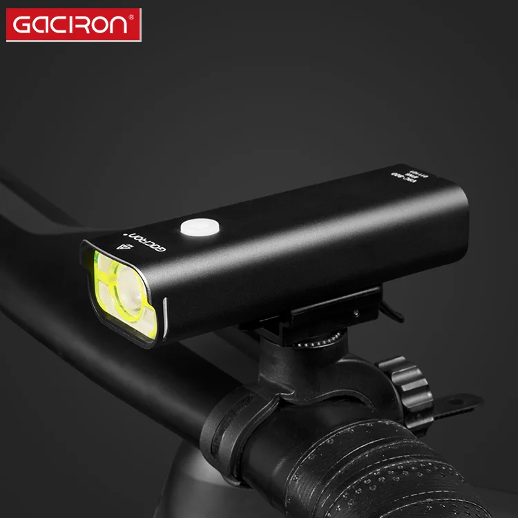 

Gaciron Waterproof strong 800Lumen light USB Rechargeable Remote Control MTB Bike Light Led Front Bicycle Light